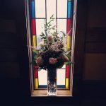 roses in a vase