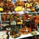 fall items on shelf