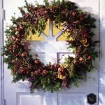 wreath on door