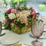 Flowers on table